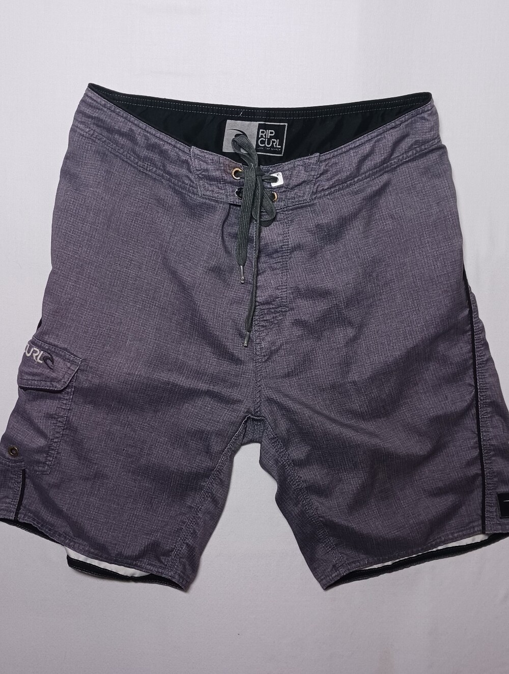 Rip Curl Surf Dark Gray Overthrown Heather 21” Board Shorts Swim Trunks Mens 32